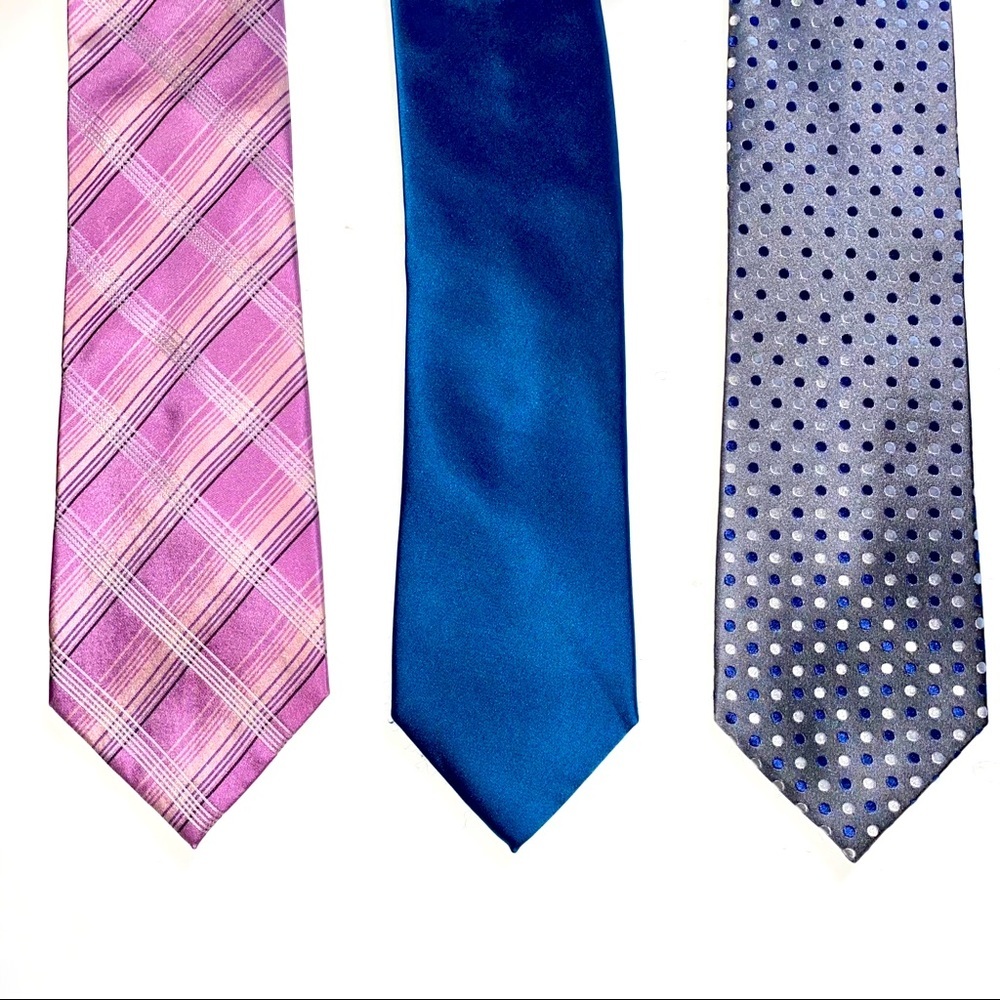 Lot of 3 Ties-Geoffrey Beene, Alfani, John Ashford